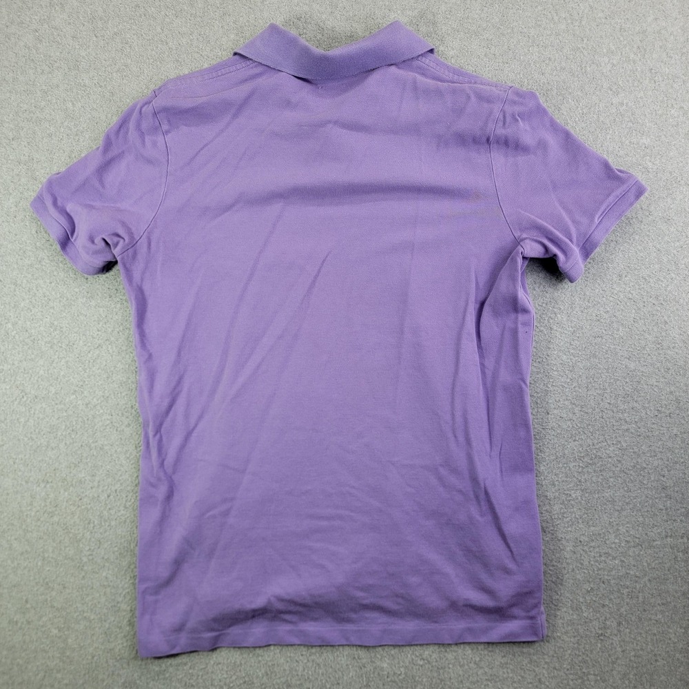 Polo Ralph Lauren Polo Shirt Mens Medium Purple Classic Fit Pony Logo Cotton - Picture 5 of 11